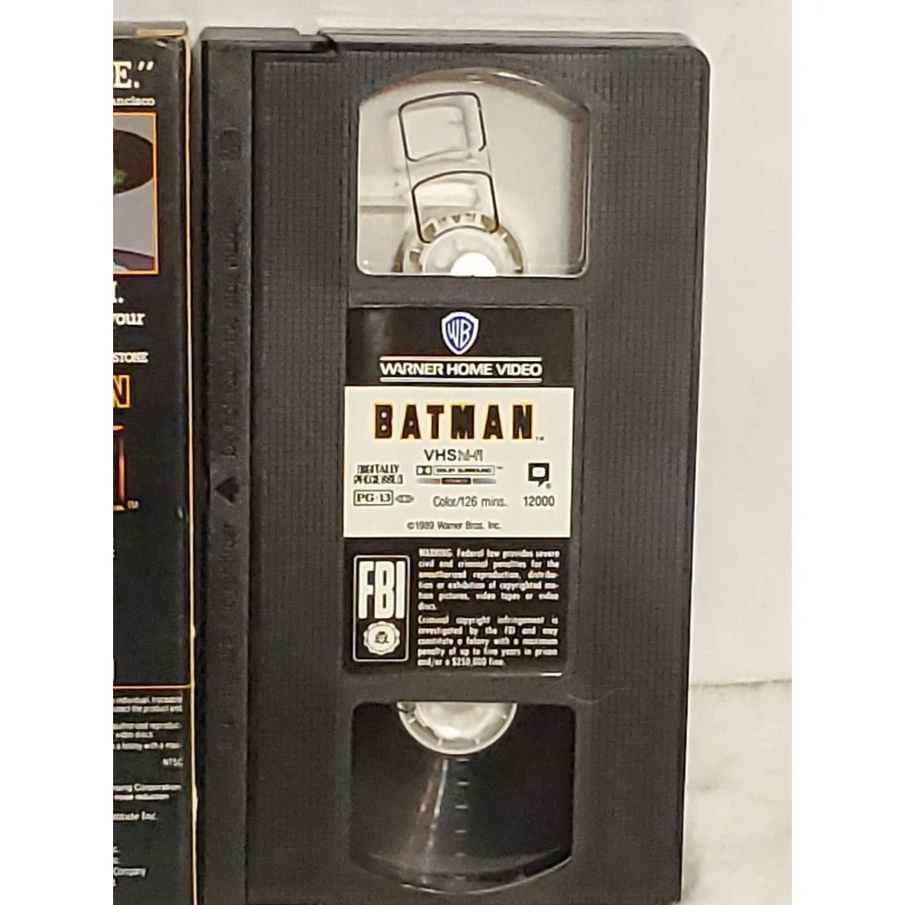 Batman‎ Original (VHS, 1997) Jack Nicholson Michael Keaton Warner